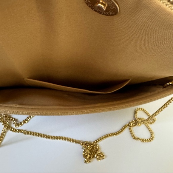 Shirdee Beaded Leopard Bee Red Black Stripe Clutch Shoulder Bag - Picture 6 of 6